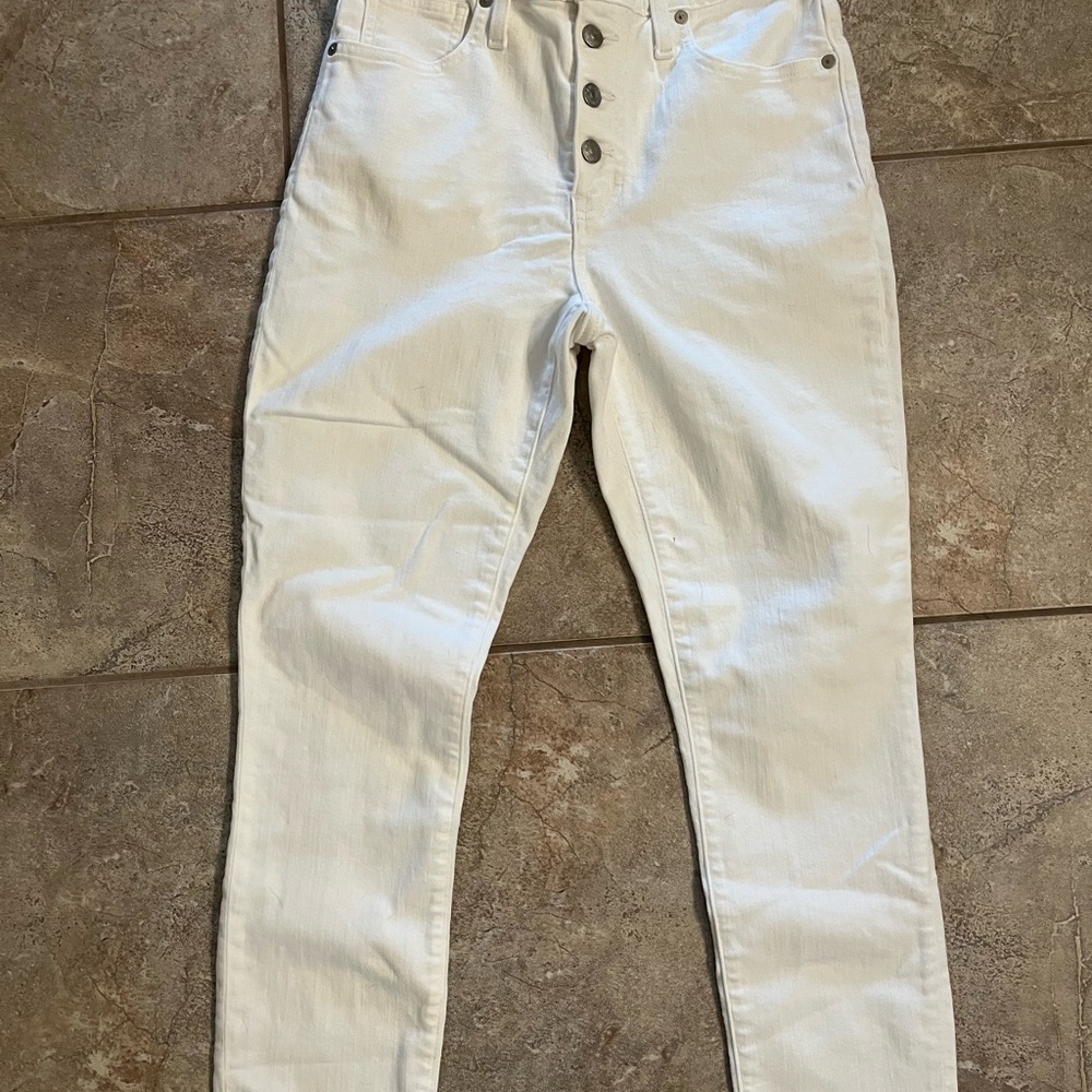 Madewell Classic White Denim